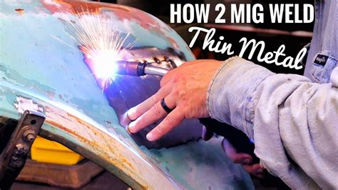 mig welding light sheet metal|best welding for thin metal.